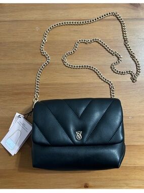 Victoria’s Secret mini convertible bag with gold removeable chain